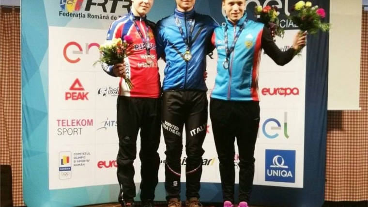 Евгений Евграфов – серебряный призер первенства Европы по зимнему триатлону