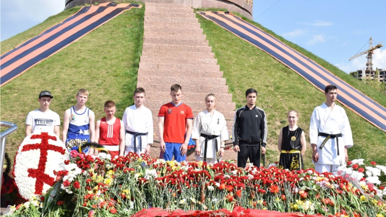 Спортсмены Чувашии присоединились к акции Российского союза боевых искусств "Эстафета Победы - 2019"