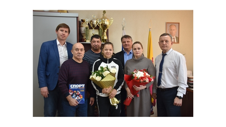 Михаил Богаратов встретился с призёром чемпионата Европы по спортивной борьбе - 2020 Марией Кузнецовой